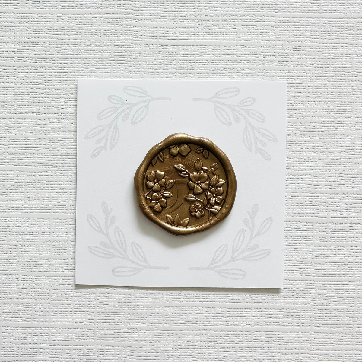 Spring Blossoms Wax Seal Stamp (3D)