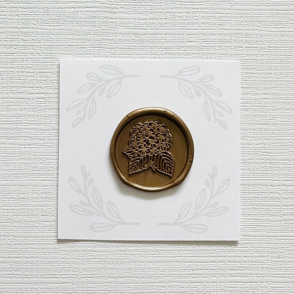 Hydrangea Wax Seal Stamp