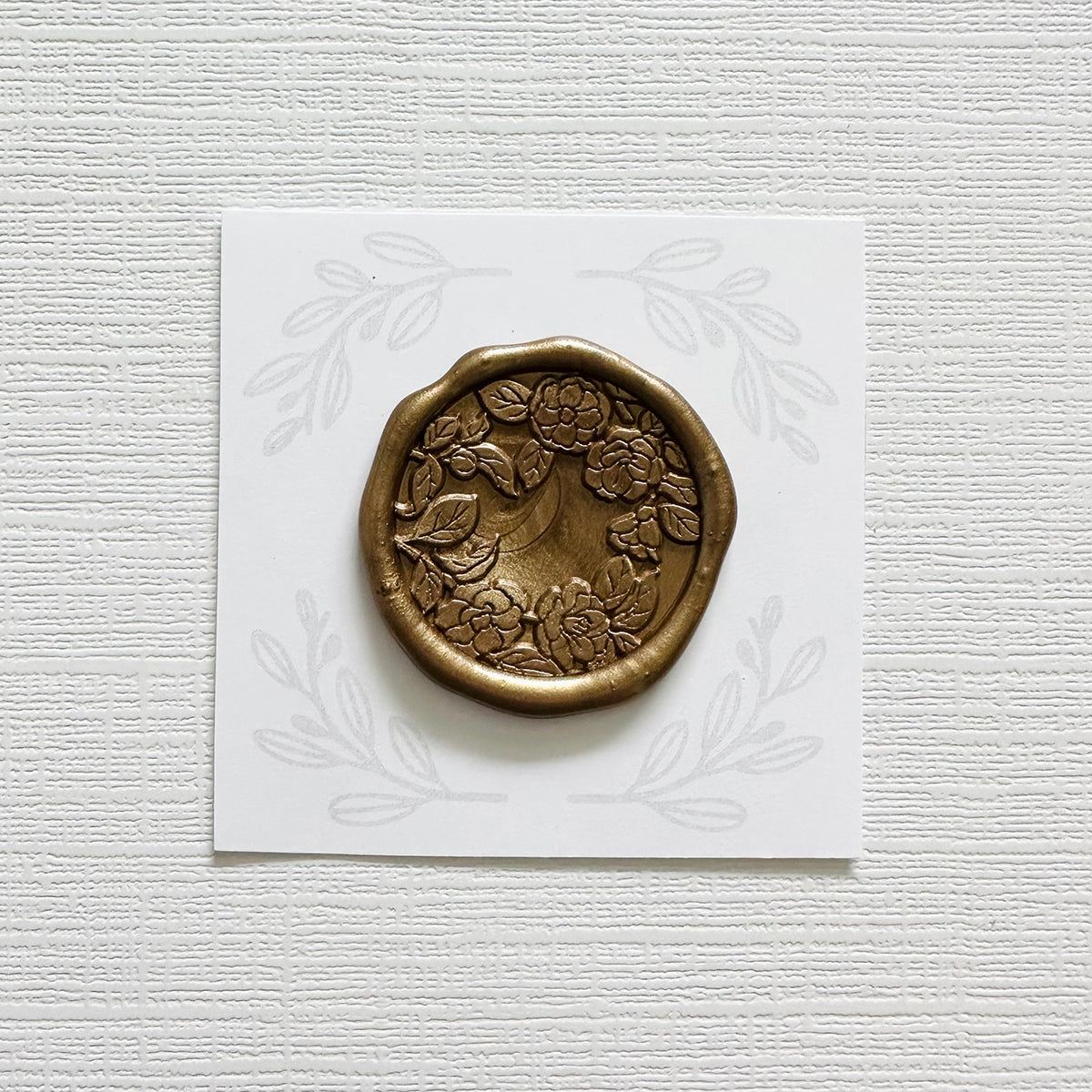 Peony Bloom Wax Seal Stamp