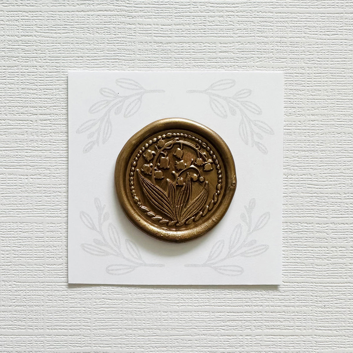 Lily of The Valley Wax Seal Stamp