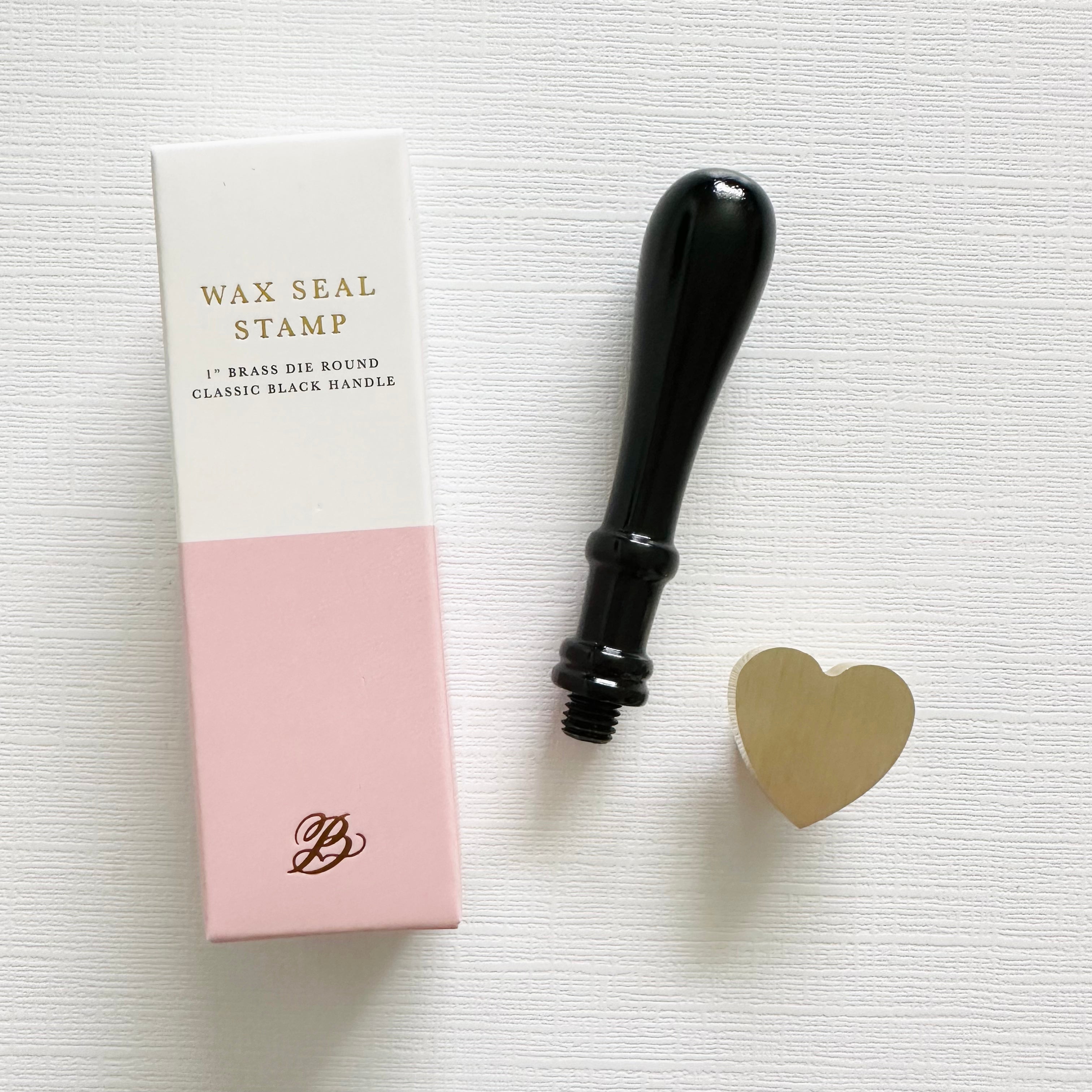 Blank Heart Wax Stamp