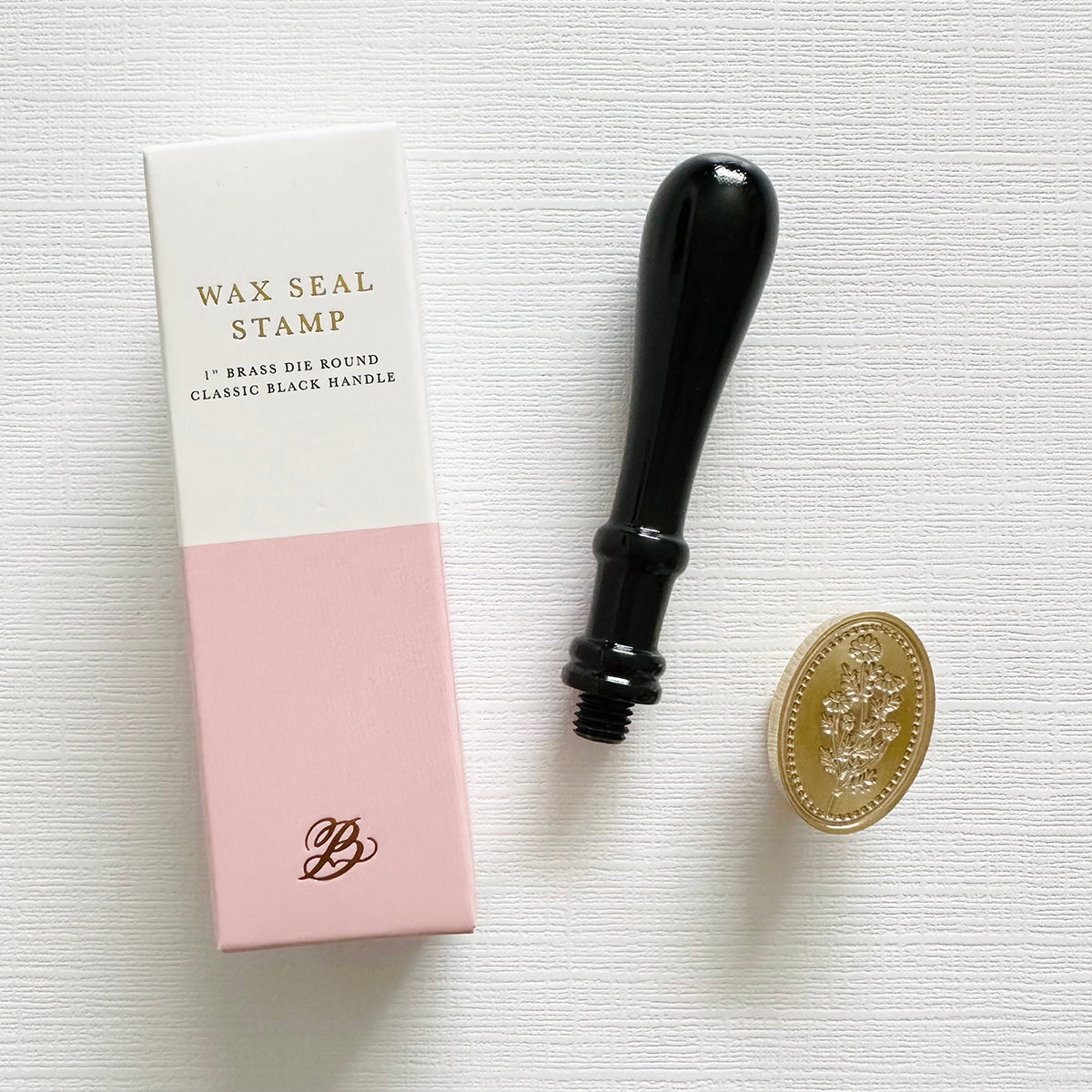 Oval Daisy Wax Seal Stamp