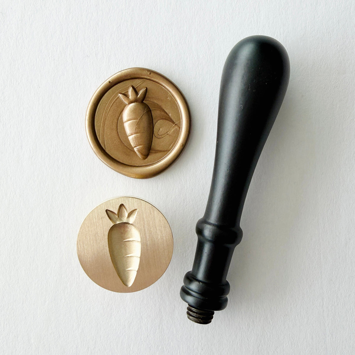 Carrot Wax Seal Stamp 3-D