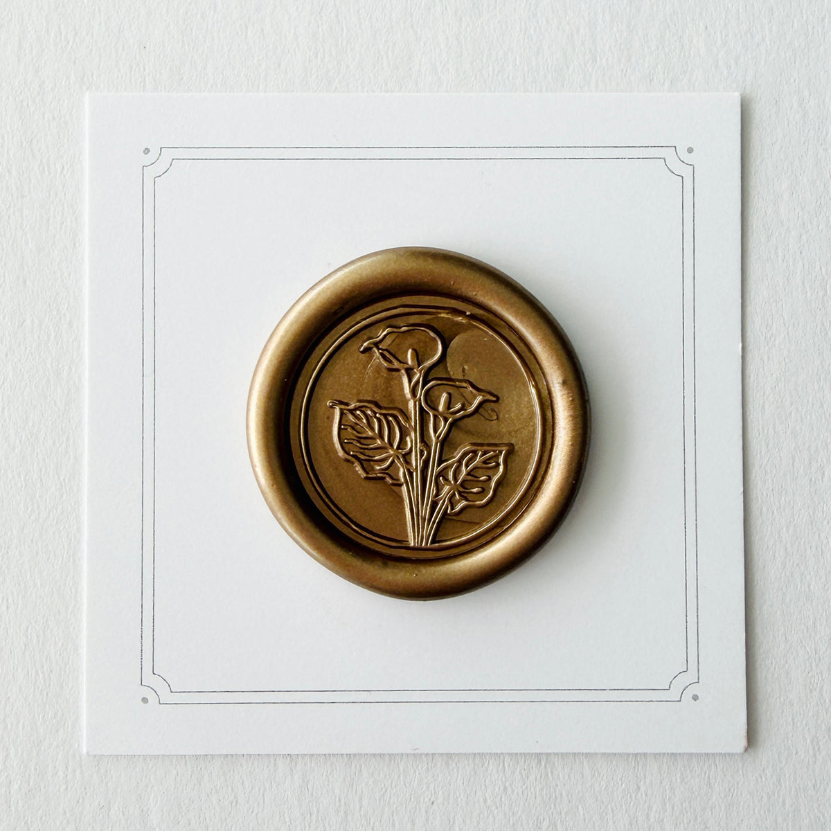 Garden Calla Lily Wax Seal Stamp