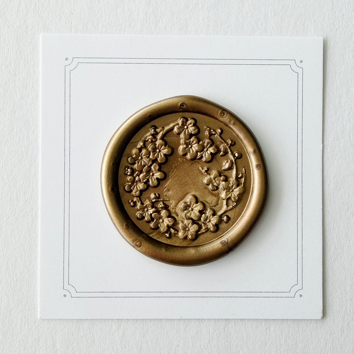 Cherry Blossoms Wax Seal Stamp 3-D
