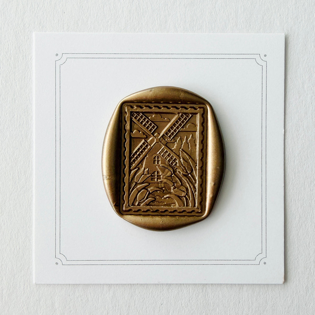 Dutch Windmill Wax Seal Stamp