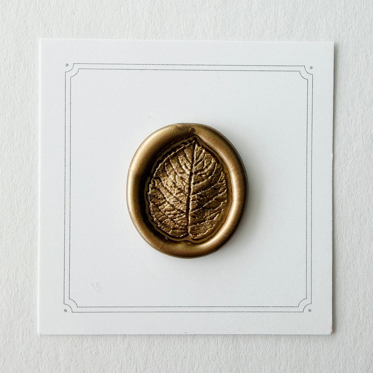 Mint Leaf Wax Seal Stamp 3-D