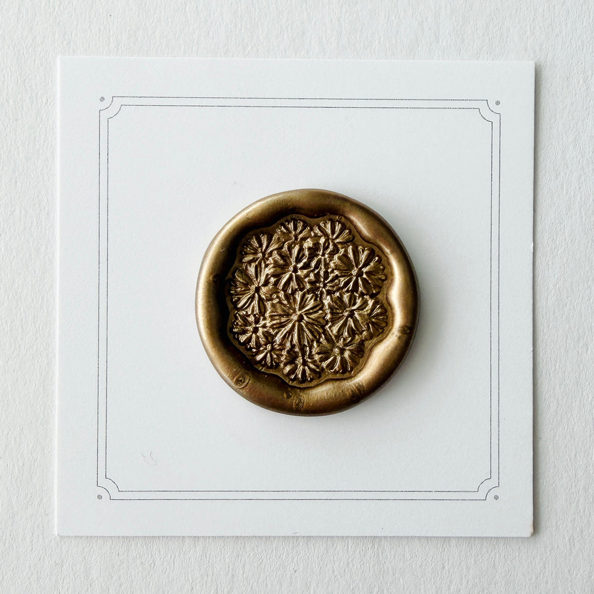 Shasta Daisy Blooms Wax Seal Stamp 3-D
