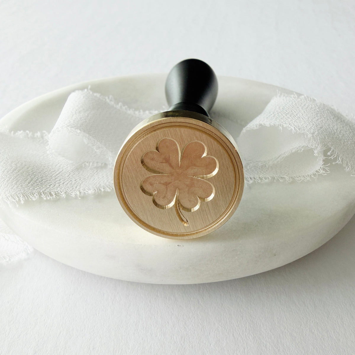 Four Leaf Clover Wax Seal Stamp