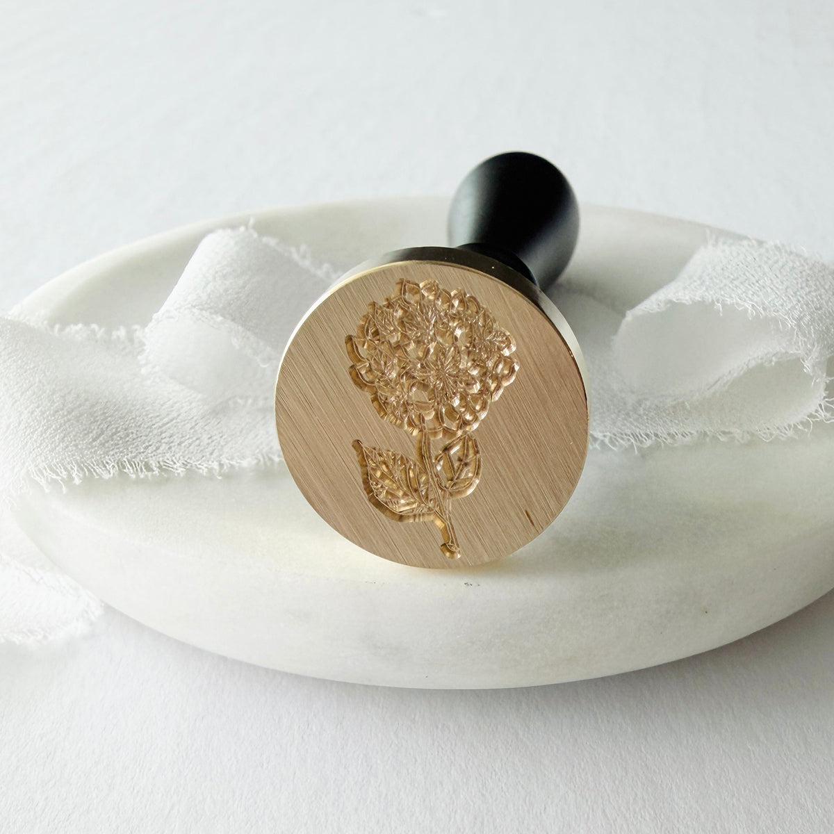 Bloomed Hydrangea Wax Seal Stamp
