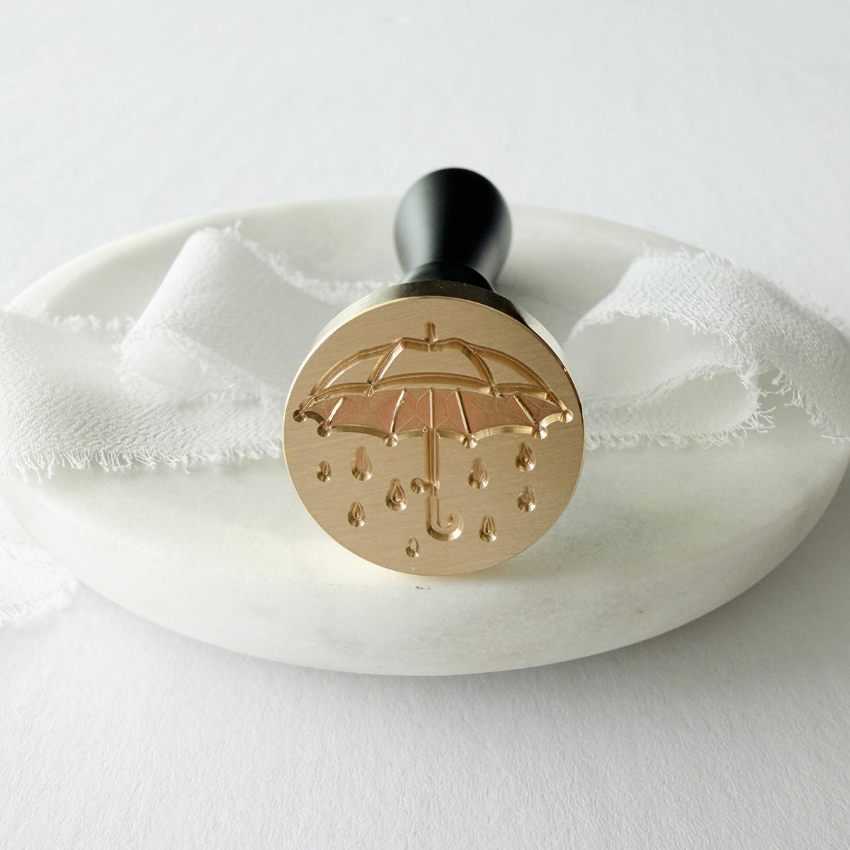 Rainy Day Umbrella Wax Seal Stamp