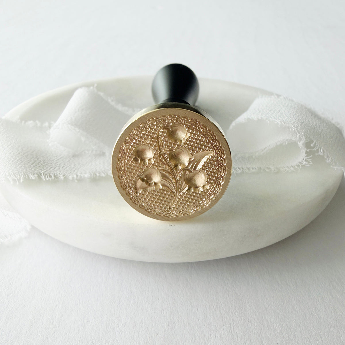 Wild Lily of the Valley Wax Seal Stamp 3-D