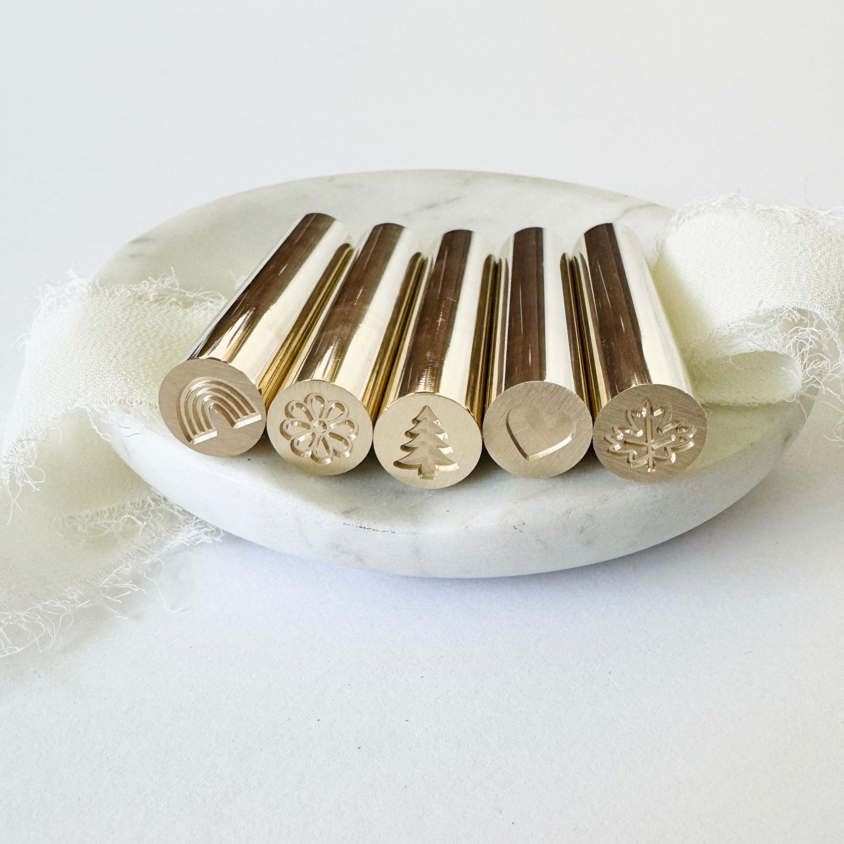 Mini Stamp Wax Seal Set (5 double-sided stamps)