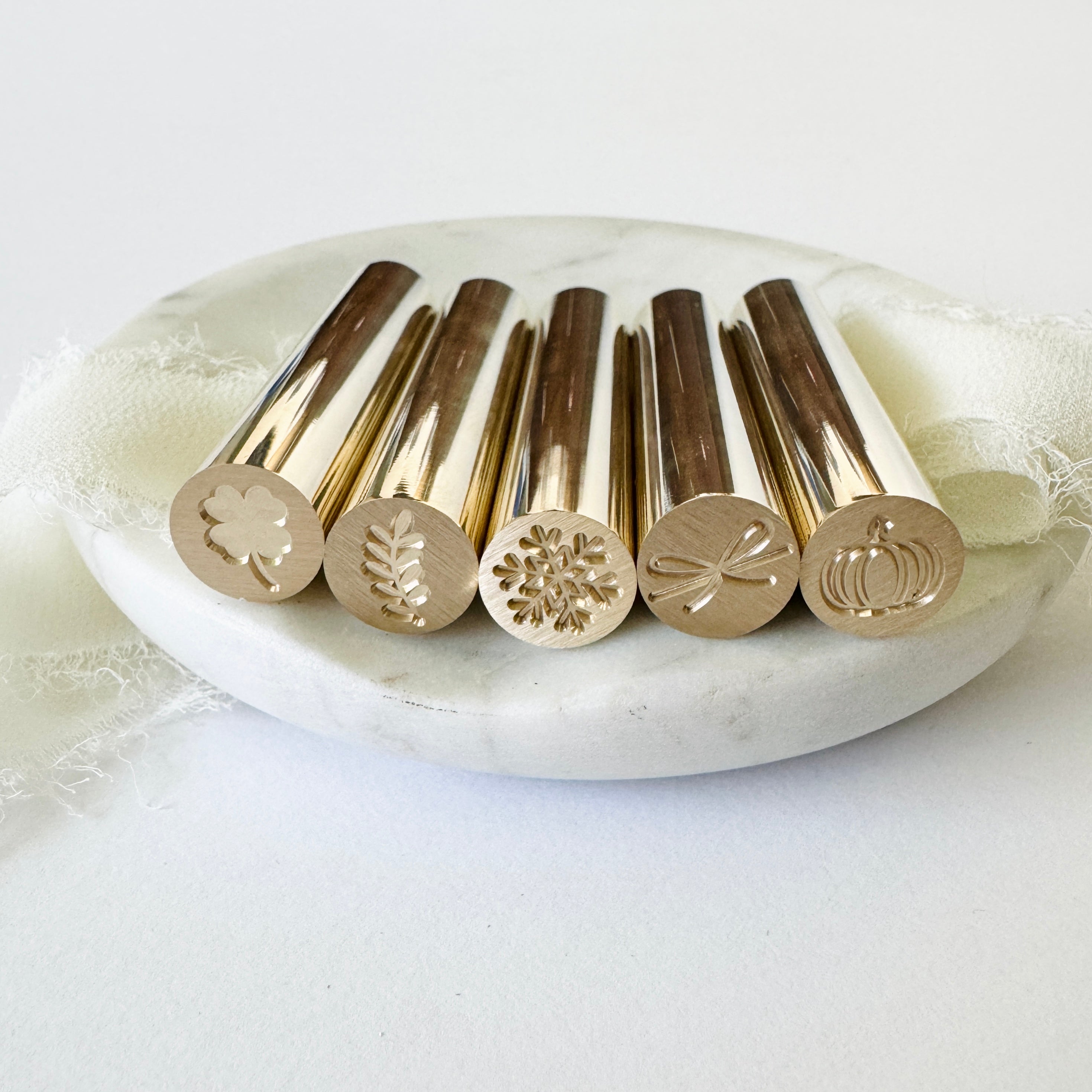 Mini Stamp Wax Seal Set (5 double-sided stamps)