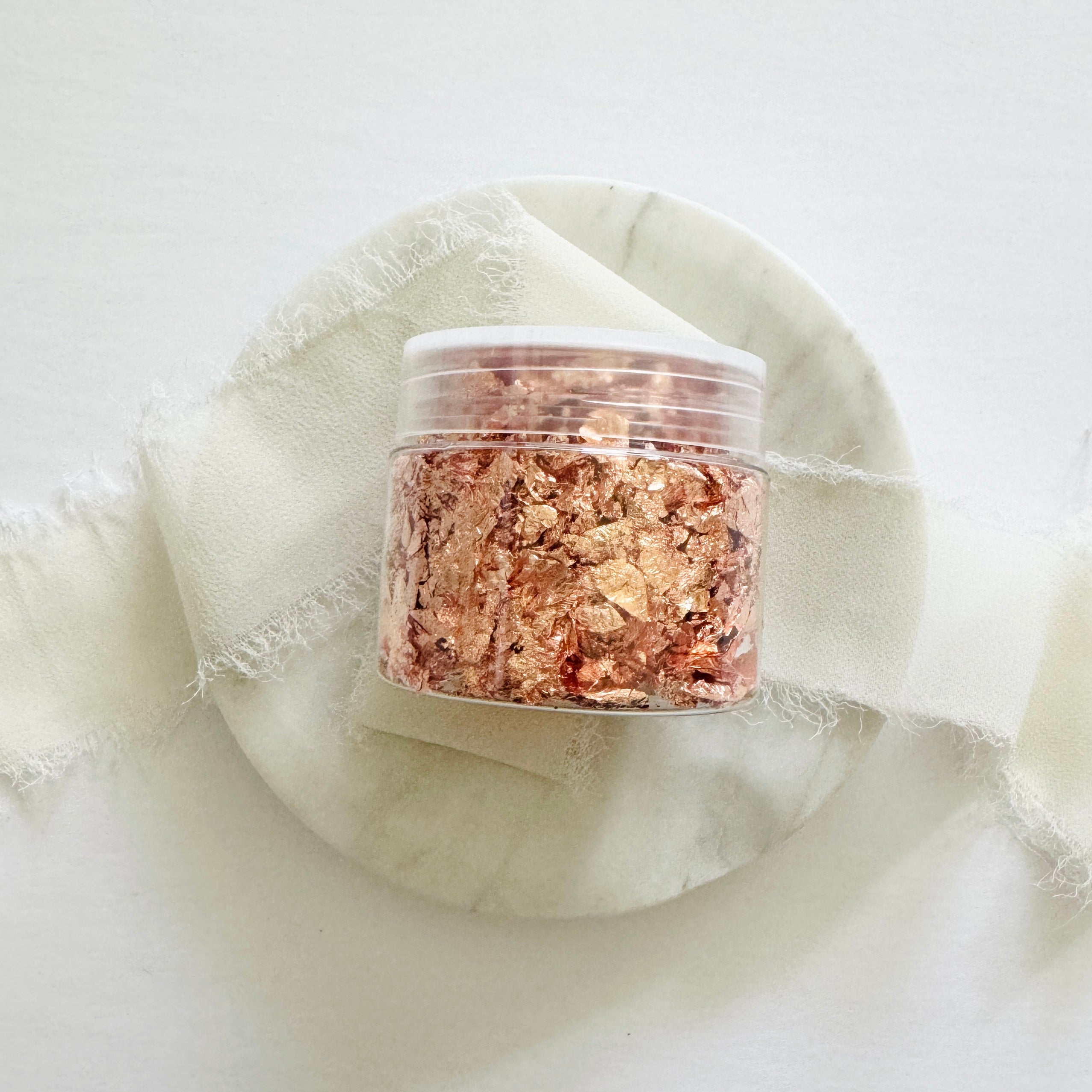 Rose Gold Foil Flakes for Wax Seals