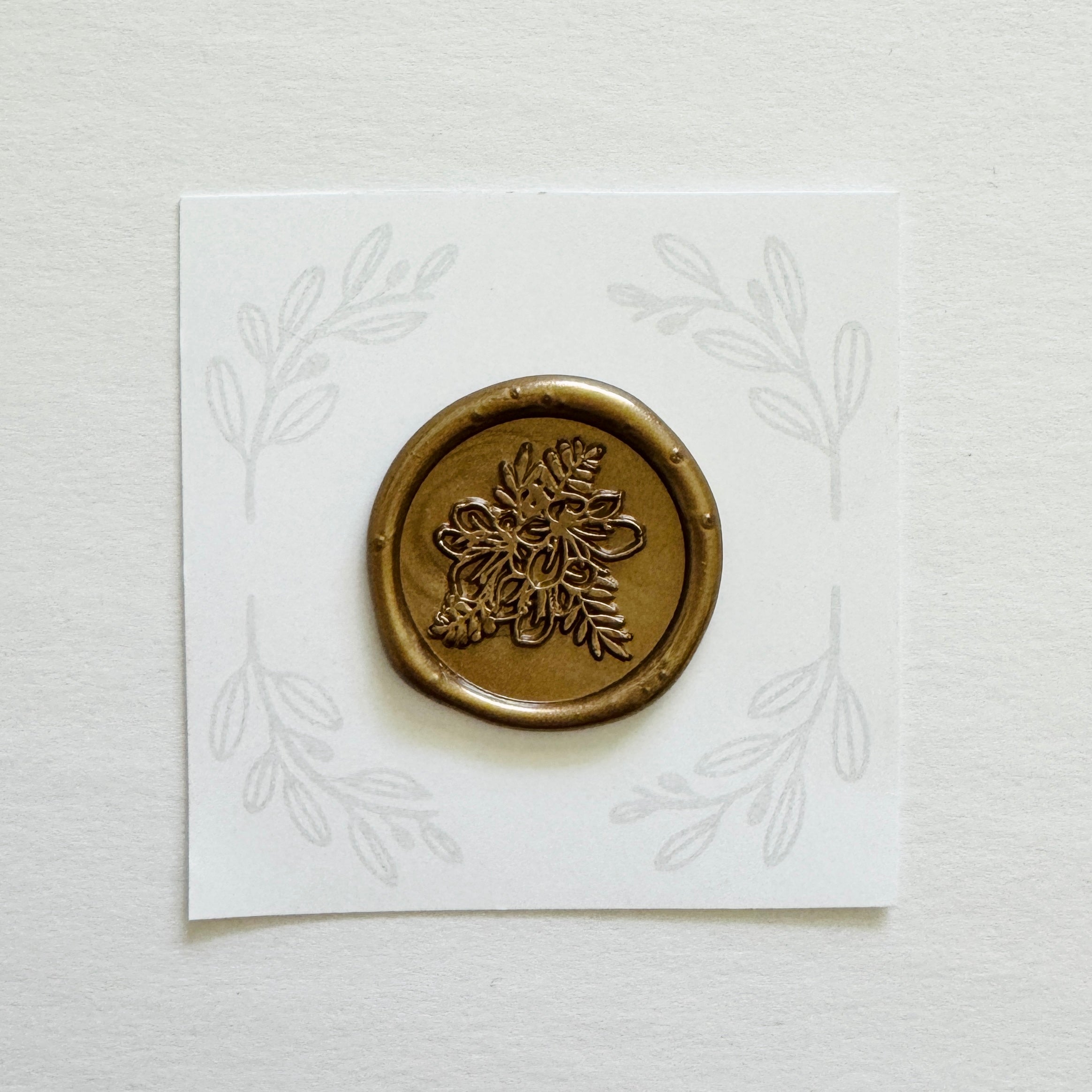 Summer Bouquet Wax Stamp