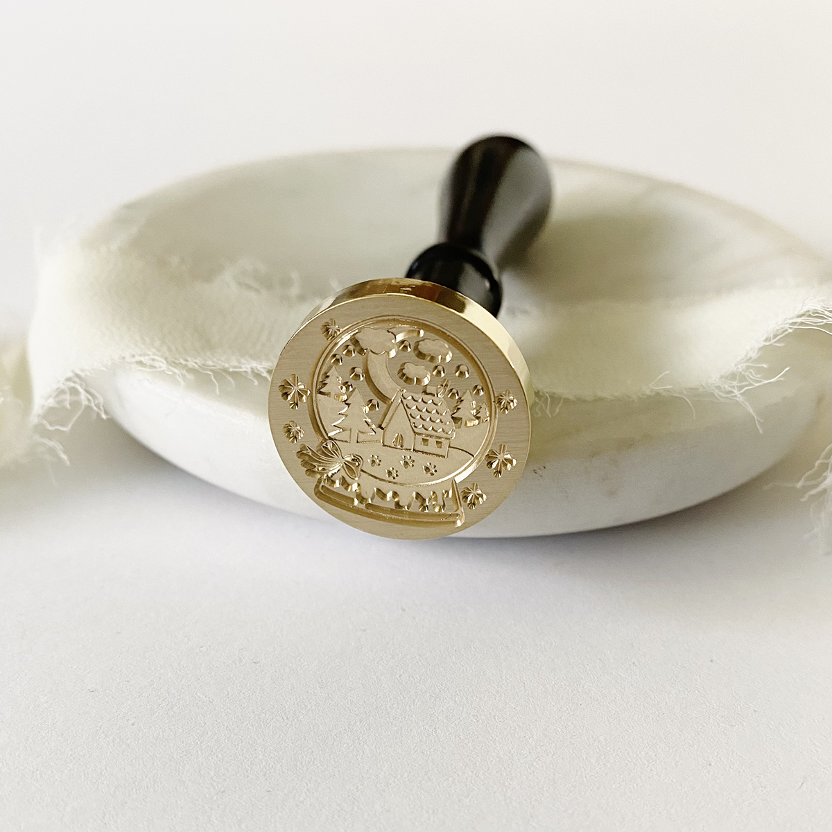 Snowglobe Wax Seal Stamp