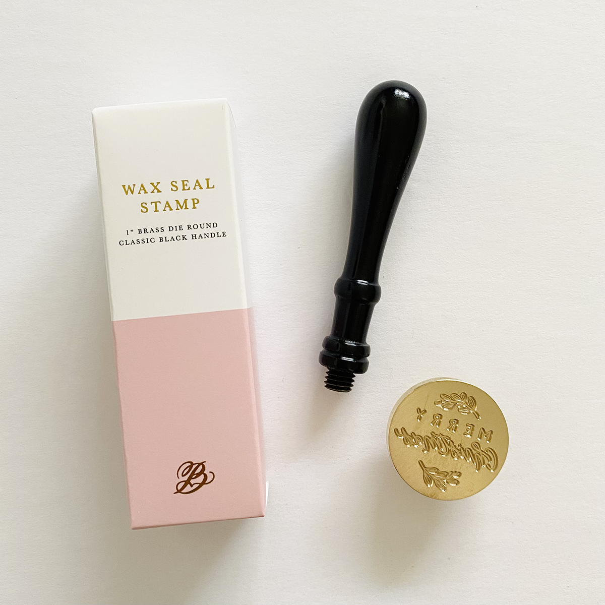 Large Merry Christmas Wax Seal Stamp