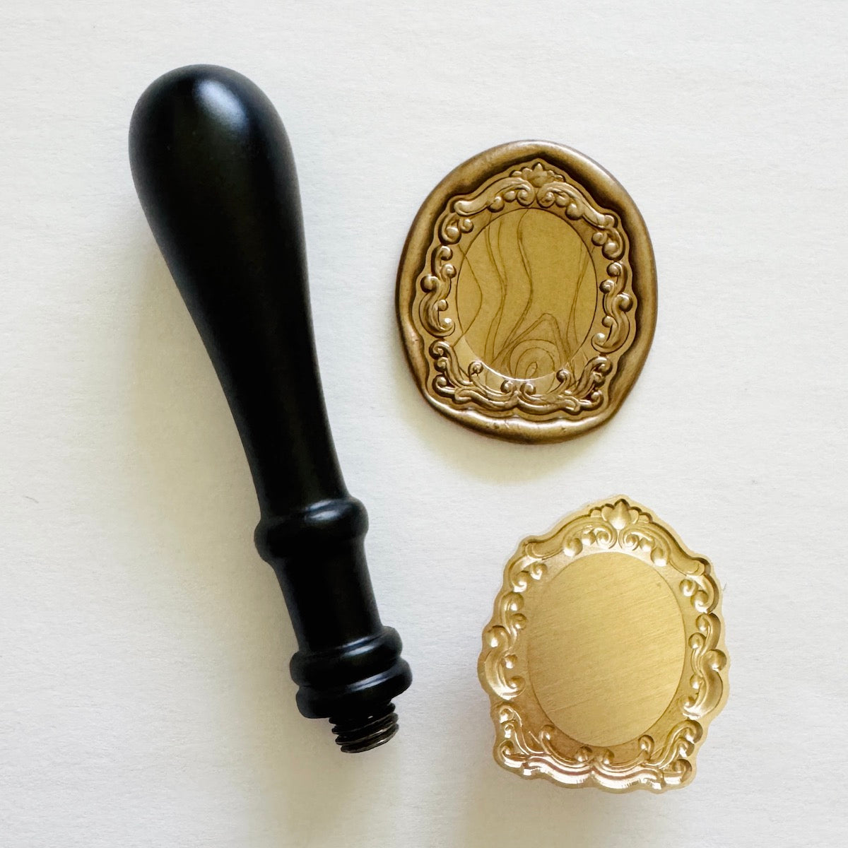 Oval Frame No. 7 Wax Stamp