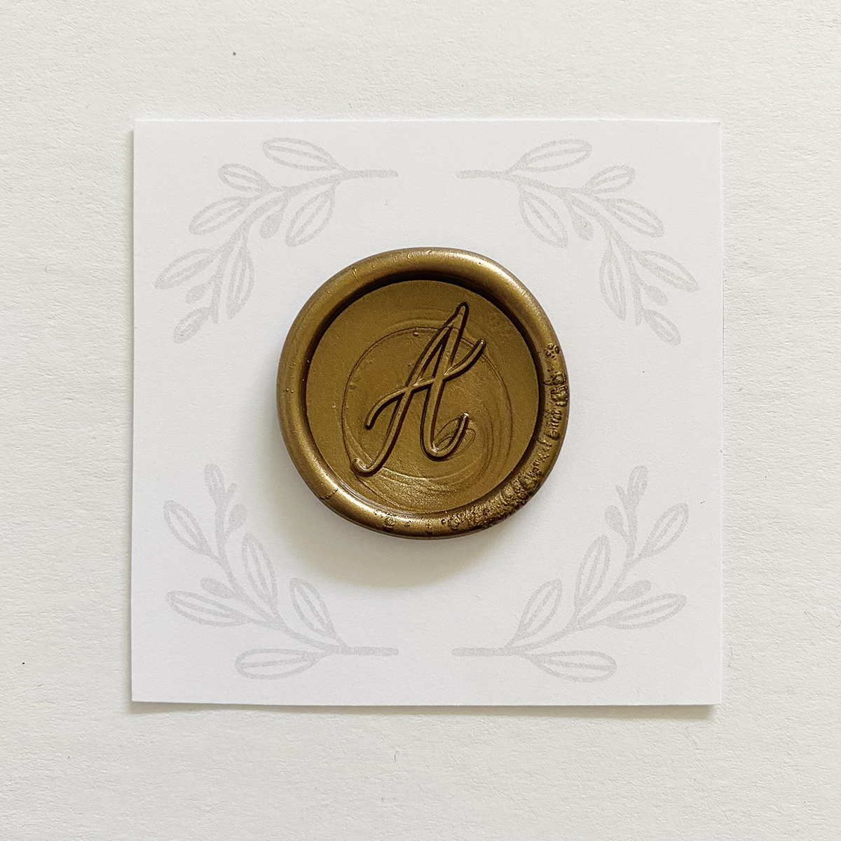 Initial Calligraphy Wax Seal Stamps (A-Z)