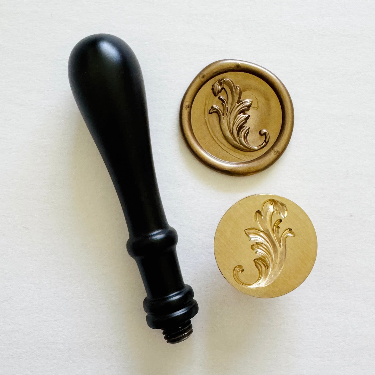 Acanthus Leaf Wax Stamp