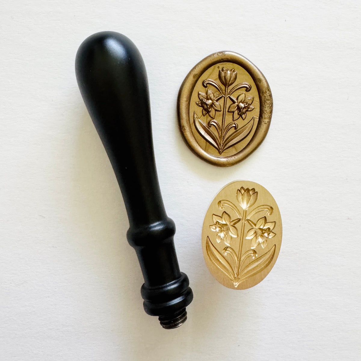 Daffodil Wax Stamp 3-D