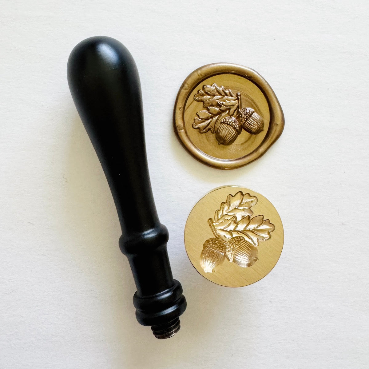 Acorns Wax Stamp 3-D