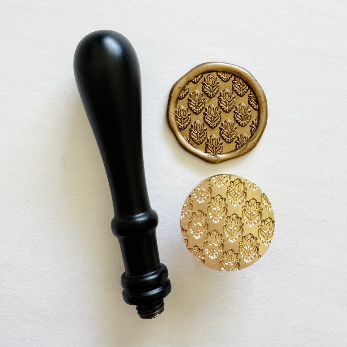 Damask Floral Wax Stamp