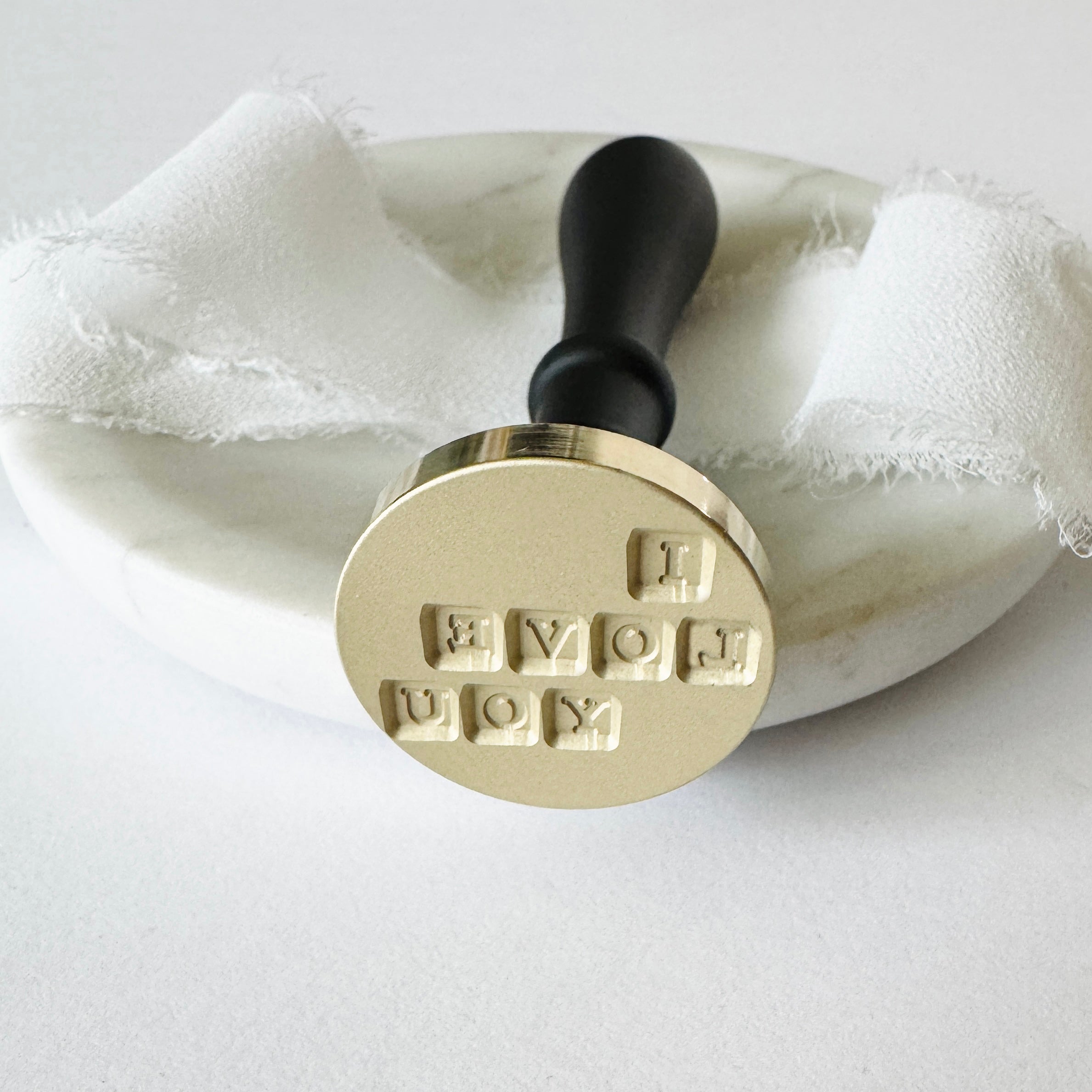 I Love You Wax Seal Stamp 3-D