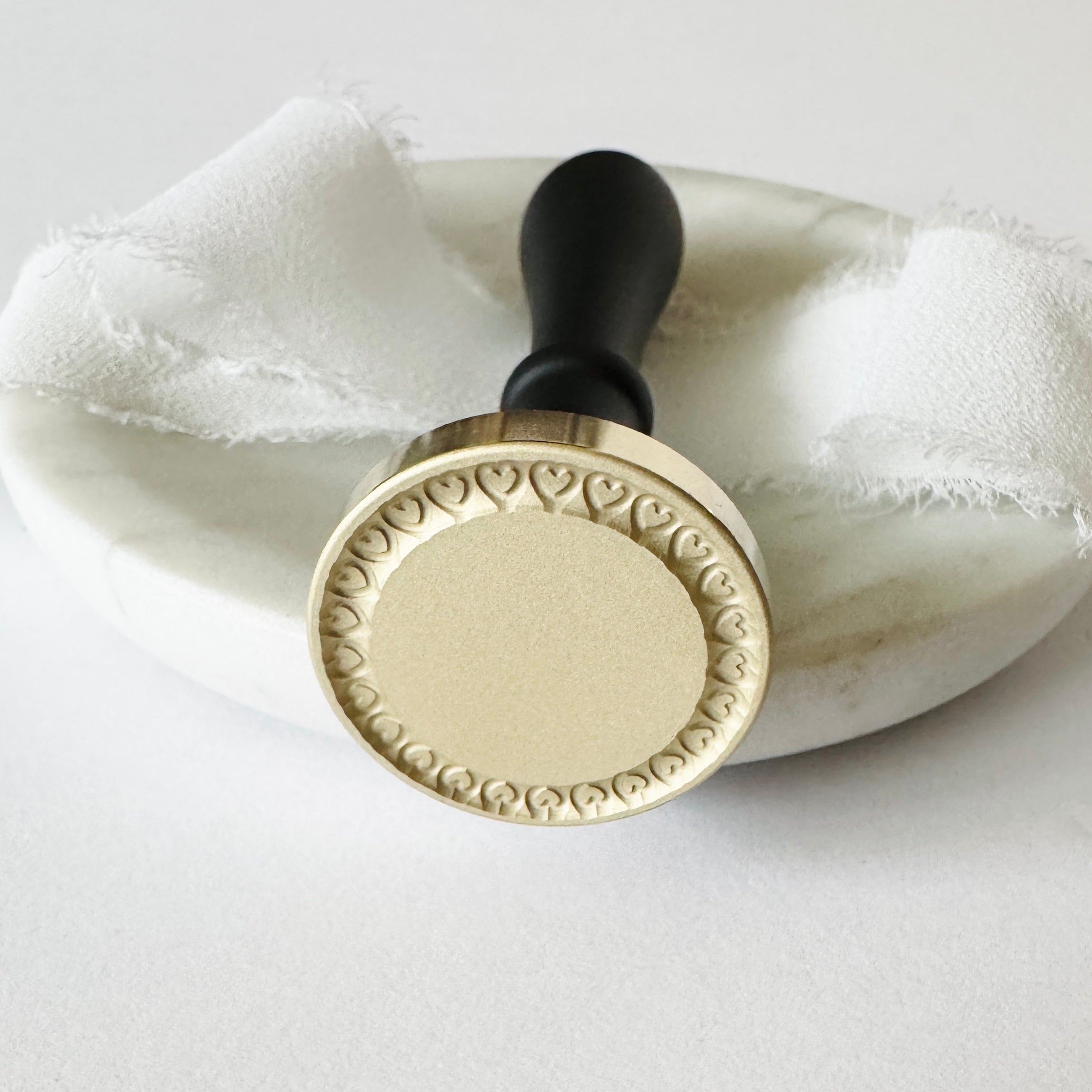 Large Heart Frame Wax Seal Stamp