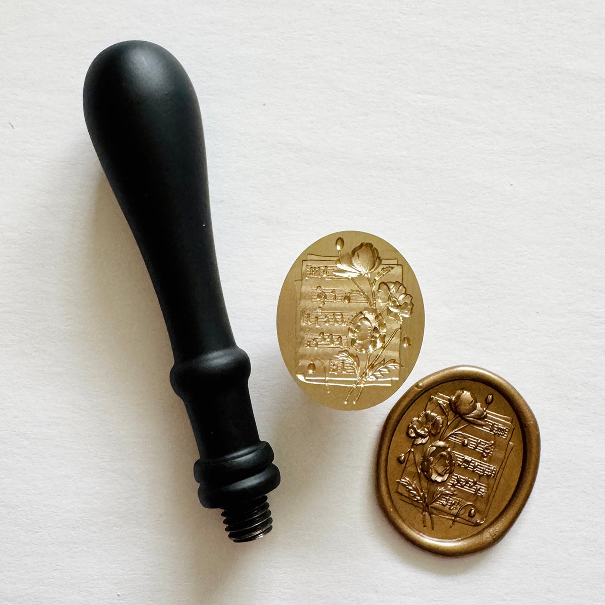 Music Notes Wax Seal Stamp 3-D