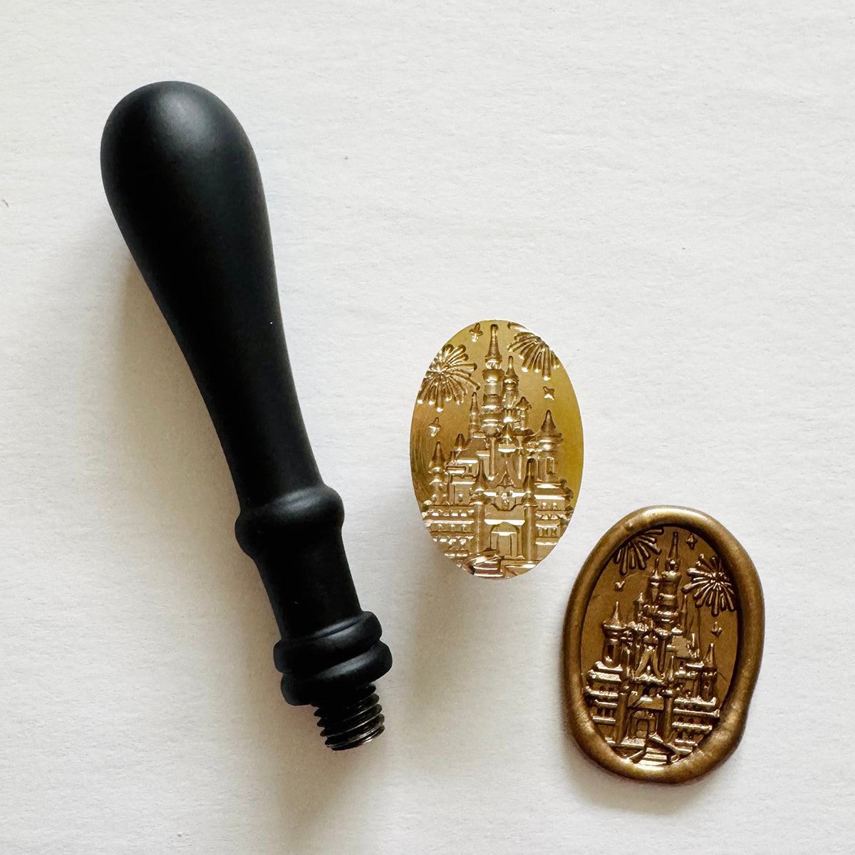 Enchanted Kingdom Oval Wax Stamp 3-D
