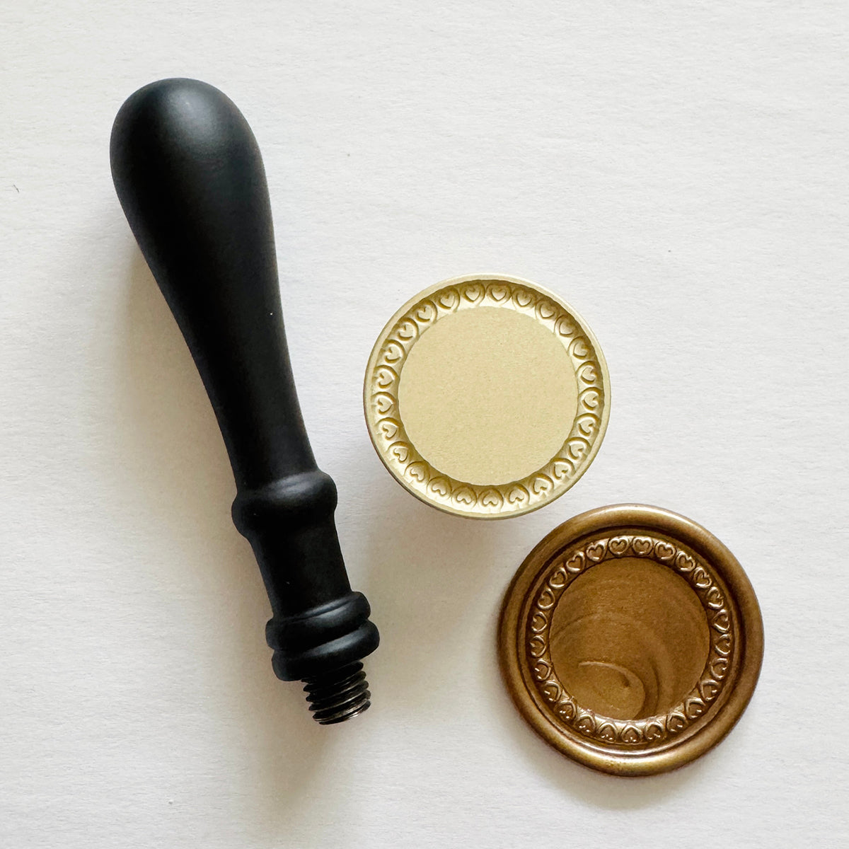 Large Heart Frame Wax Seal Stamp