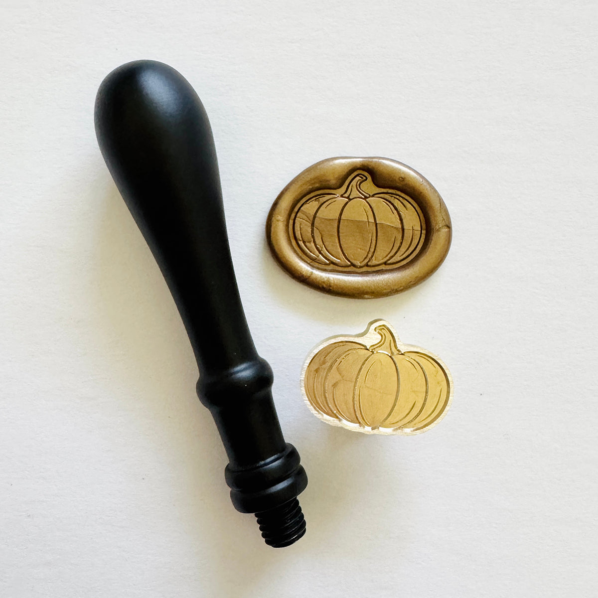 Fall Pumpkin Wax Stamp