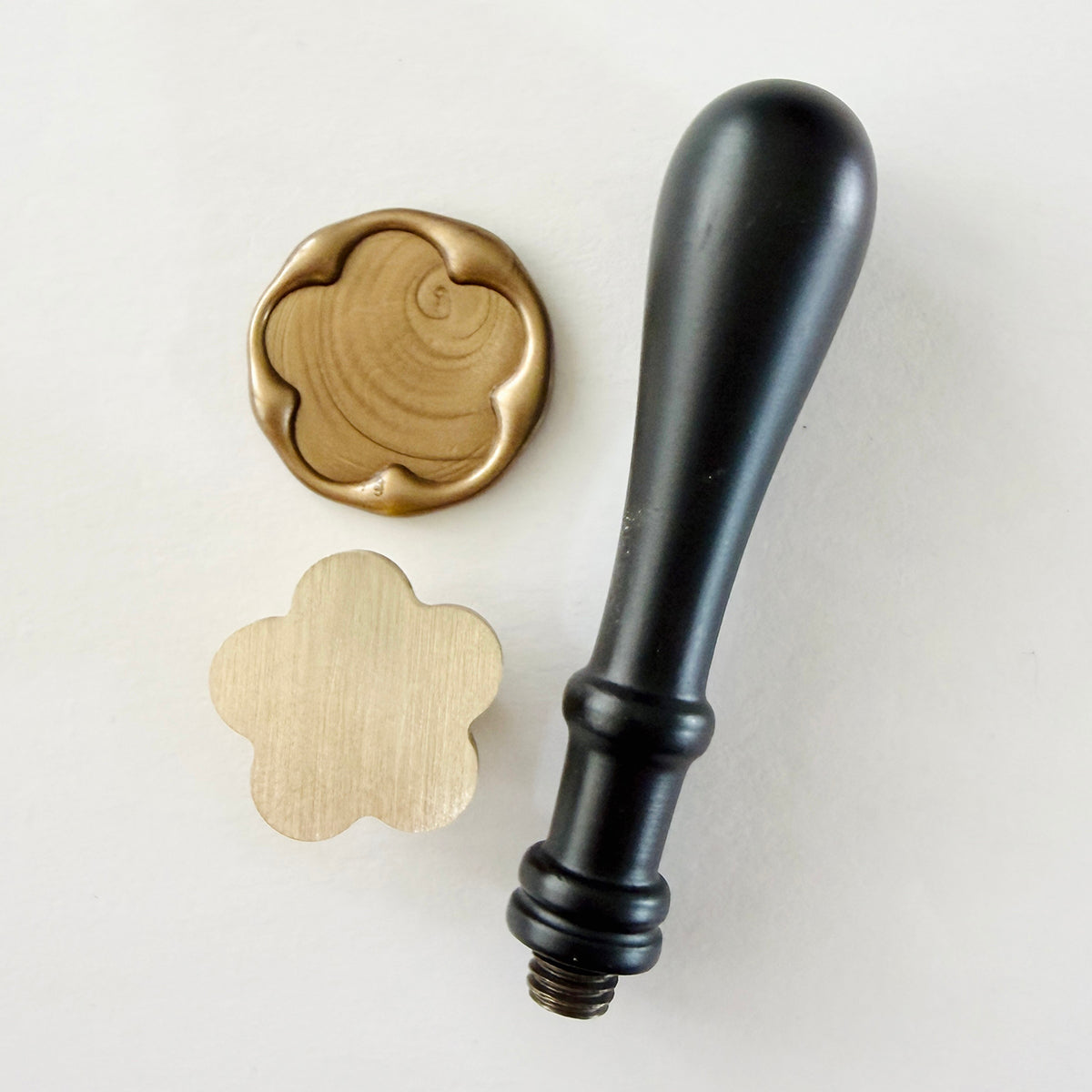 Blank Flower Wax Stamp
