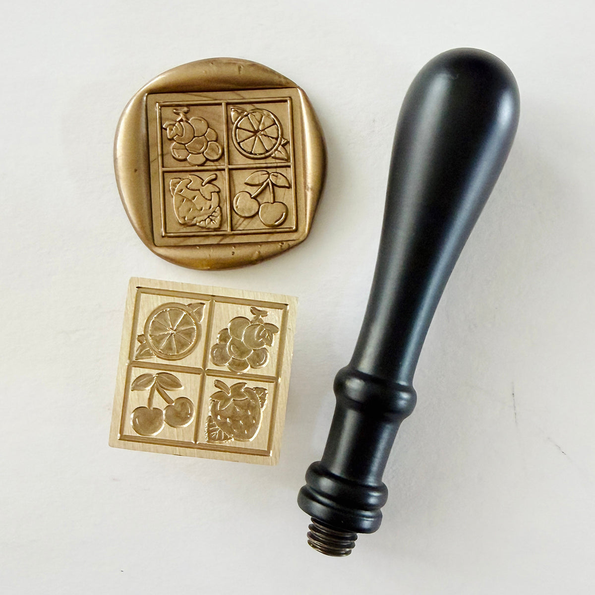 Fruit Grid Wax Seal Stamp