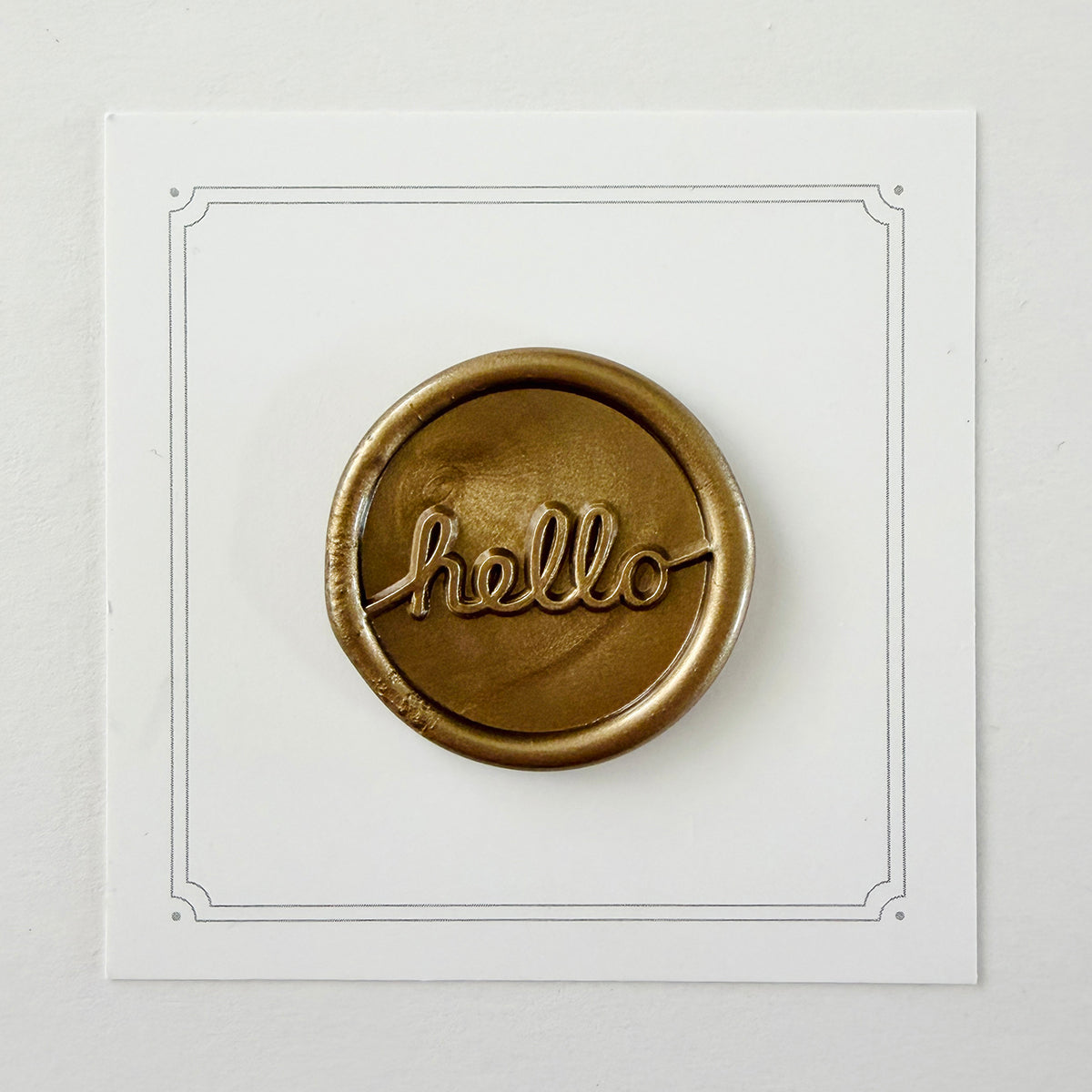 Oh Hello Wax Seal Stamp