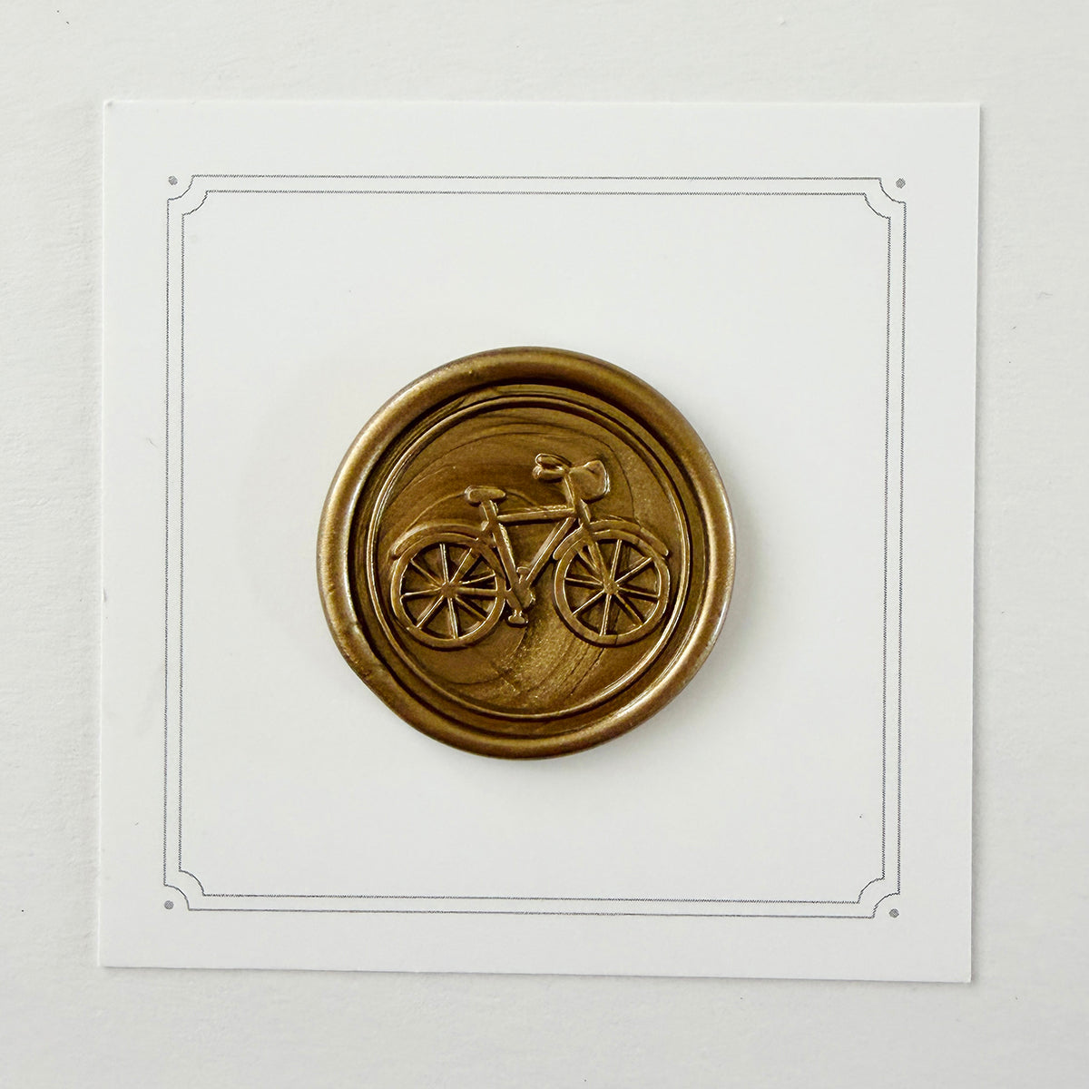 Summer Bicycle Wax Seal Stamp