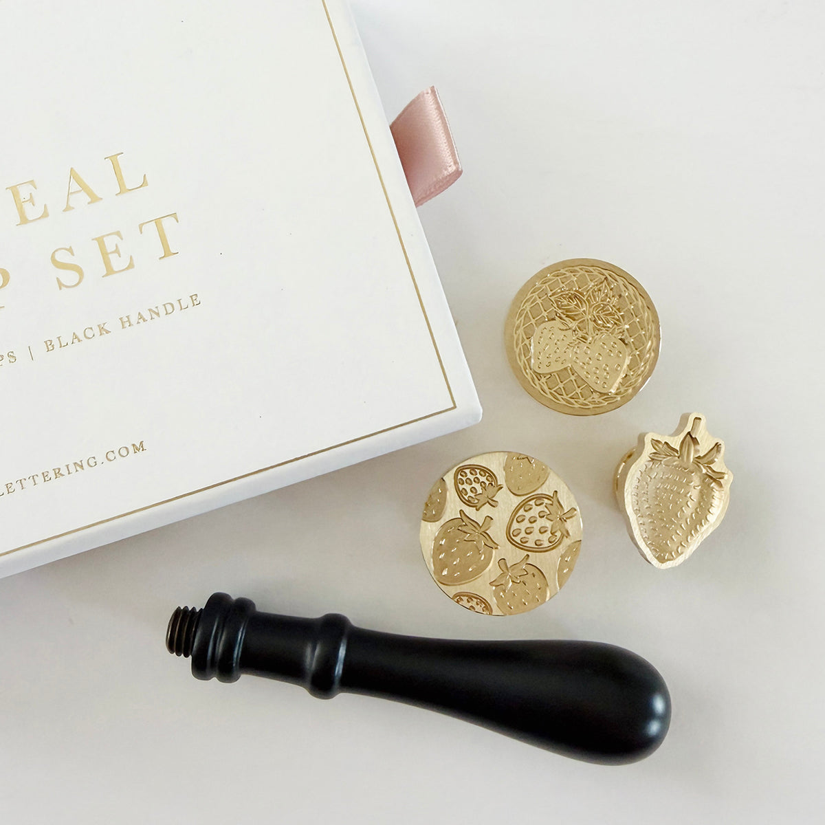 Strawberry Wax Seal Stamp Set (Set of 3)