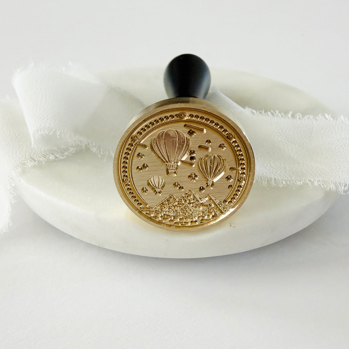 Teotihuacan Hot Air Balloon Ride Wax Seal Stamp