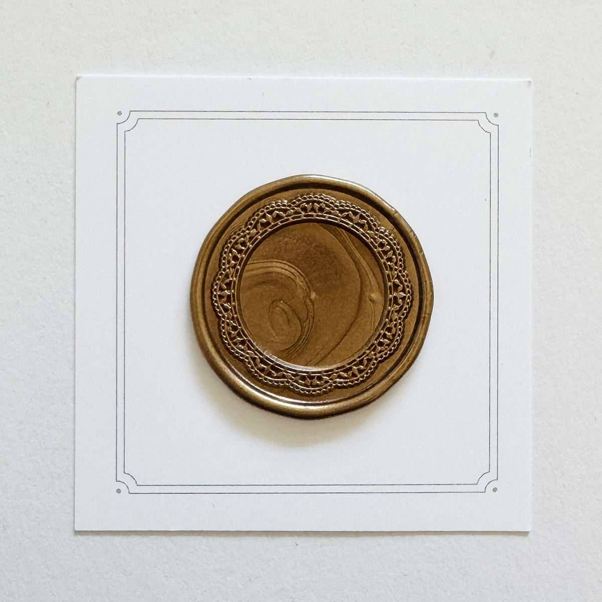 Heritage Lace Frame Wax Seal Stamp