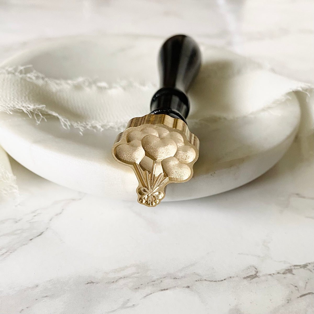 Heart Balloons Wax Seal Stamp 3-D