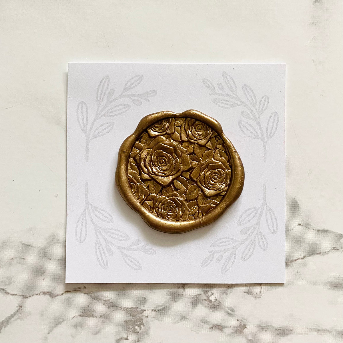 Rose Garden Wax Stamp (3-D)