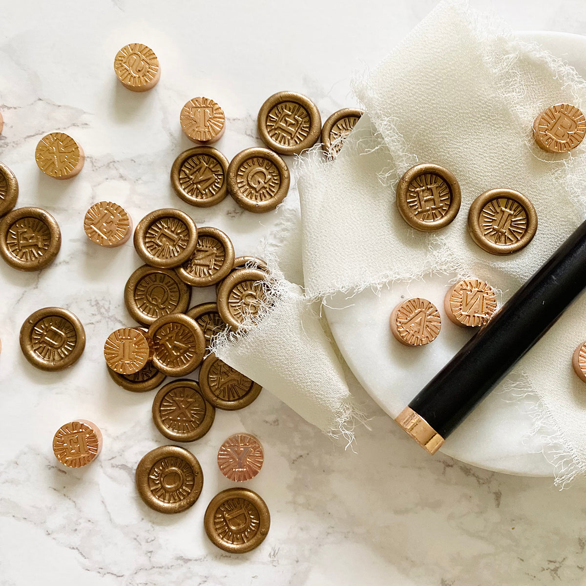 Alphabet Wax Stamp Set