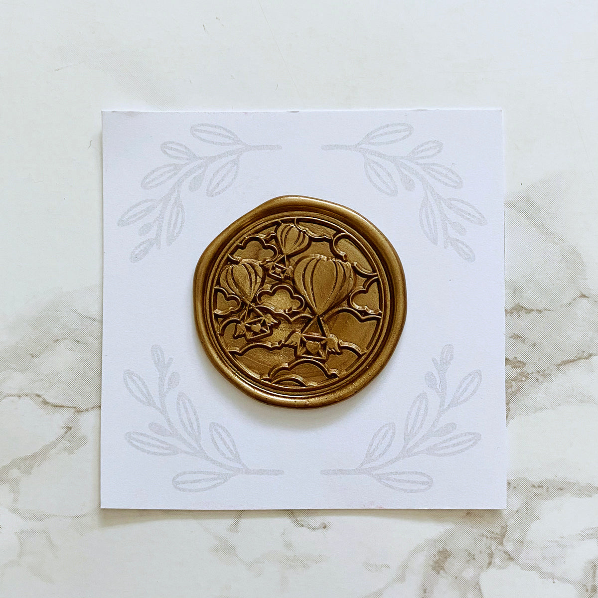 Lovely Hot Air Balloons Wax Seal Stamp
