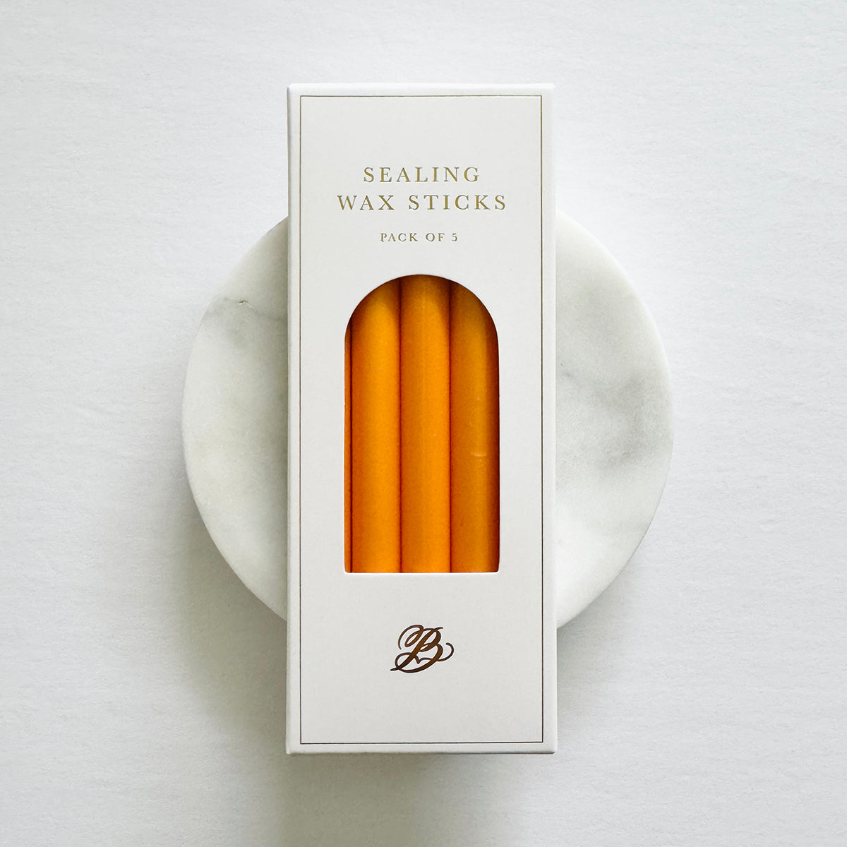 Metallic Orange Sealing Wax Sticks