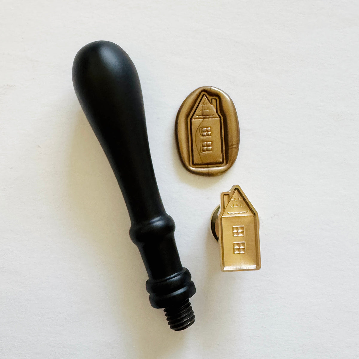 Mini Gingerbread House No. 2 Wax Seal Stamp