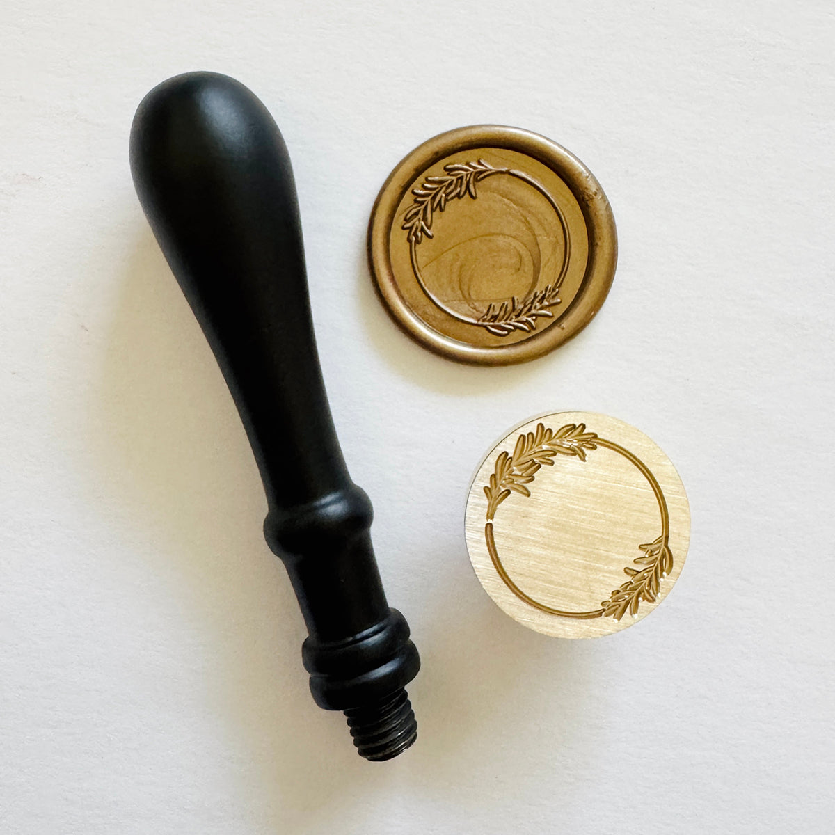 Leaf Frame Wax Stamp