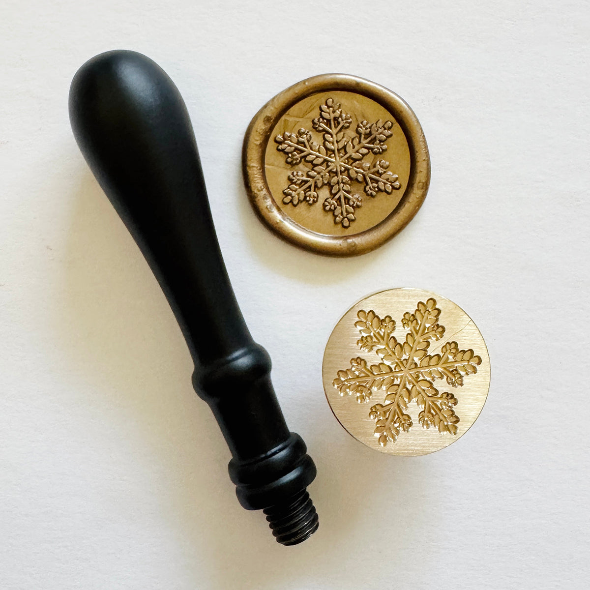 Snowflake Wax Seal Stamp Set (Set of 3)