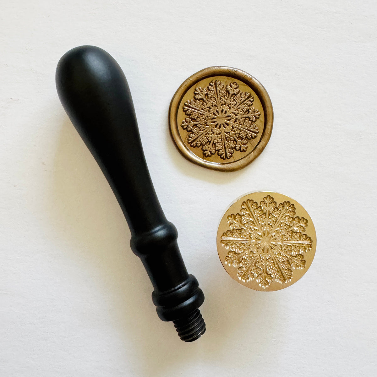 Snowflake Wax Seal Stamp Set (Set of 3)